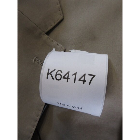 Calvin Klein Sport Coat 42 Tan Blazer Slim Fit Business Canvas NEW - Picture 15 of 15